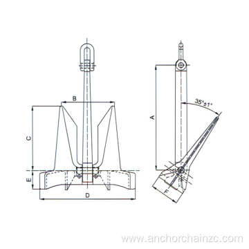 Great Stability Lowest Price AC-14 Great Holding Anchor